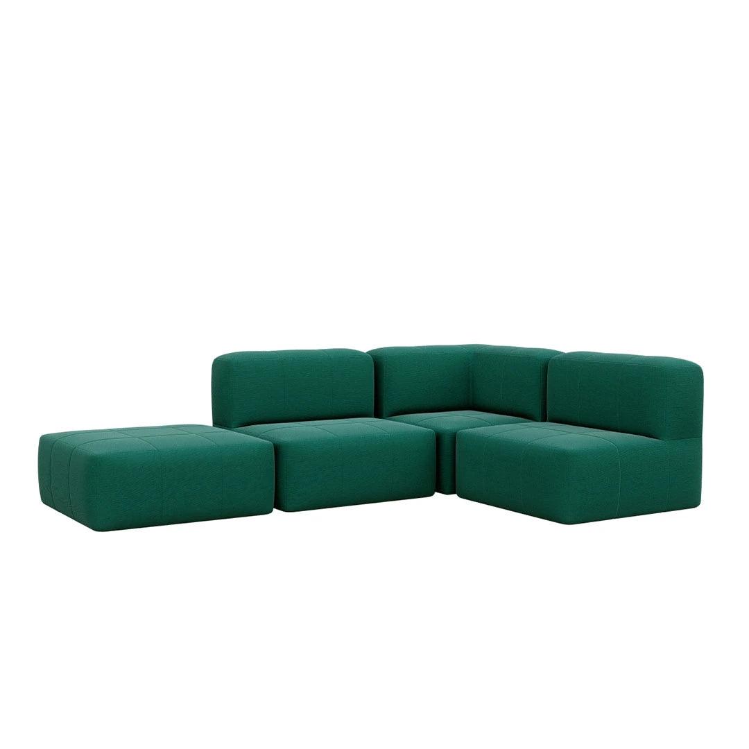 Lounge 4 Puffs Modulares para Canto