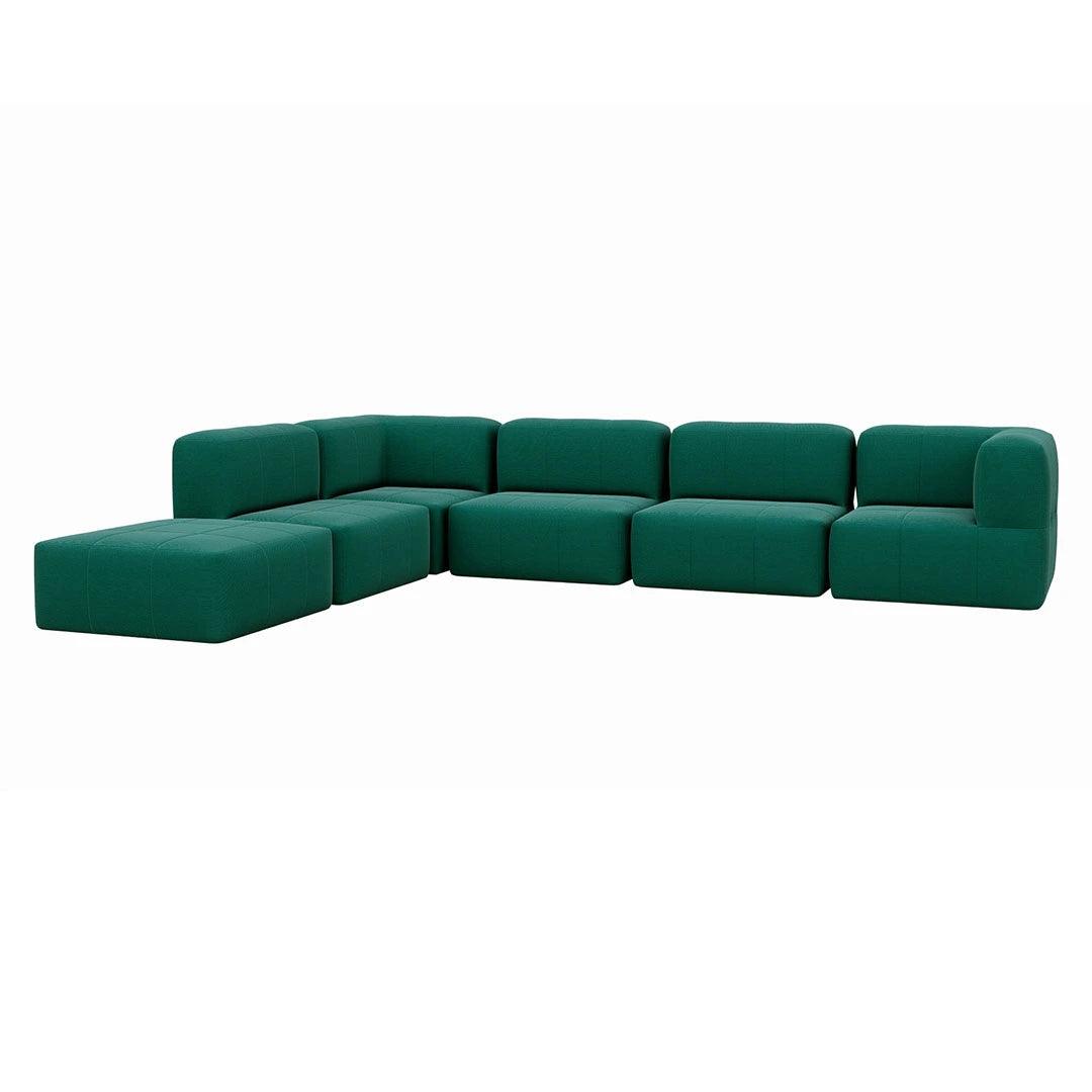6 Puffs Modulares para Canto - Eco Flame Garden
