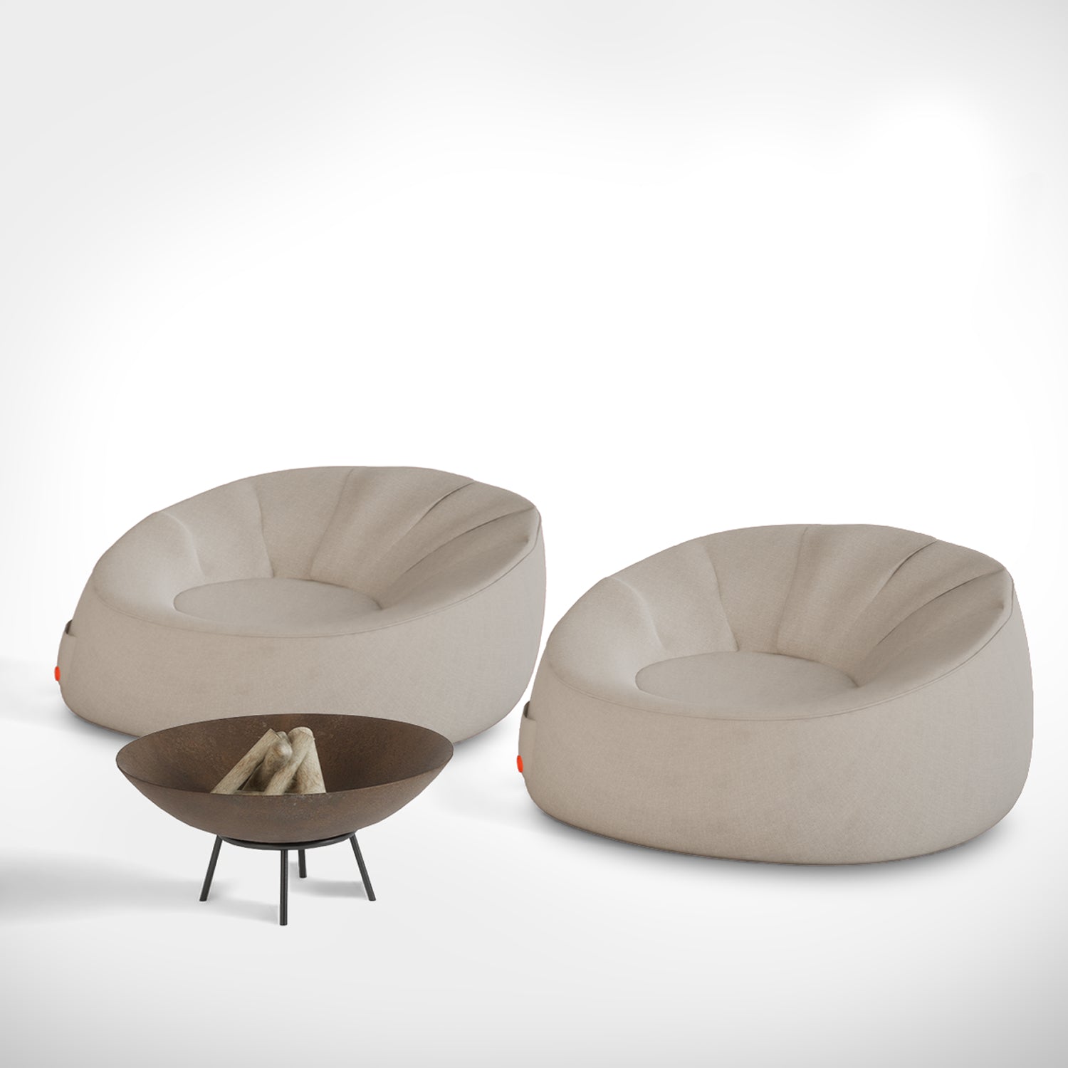 2 Puffs Cloud + 1 Tacho 60cm