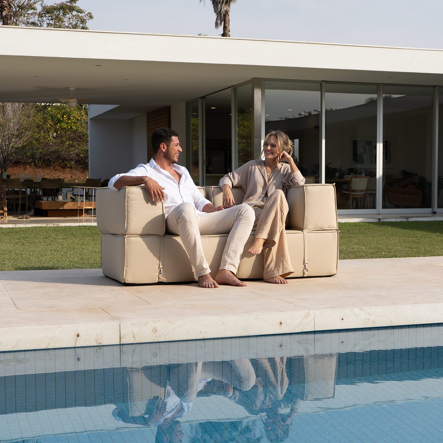 Sofá Zimma com 2 Módulos