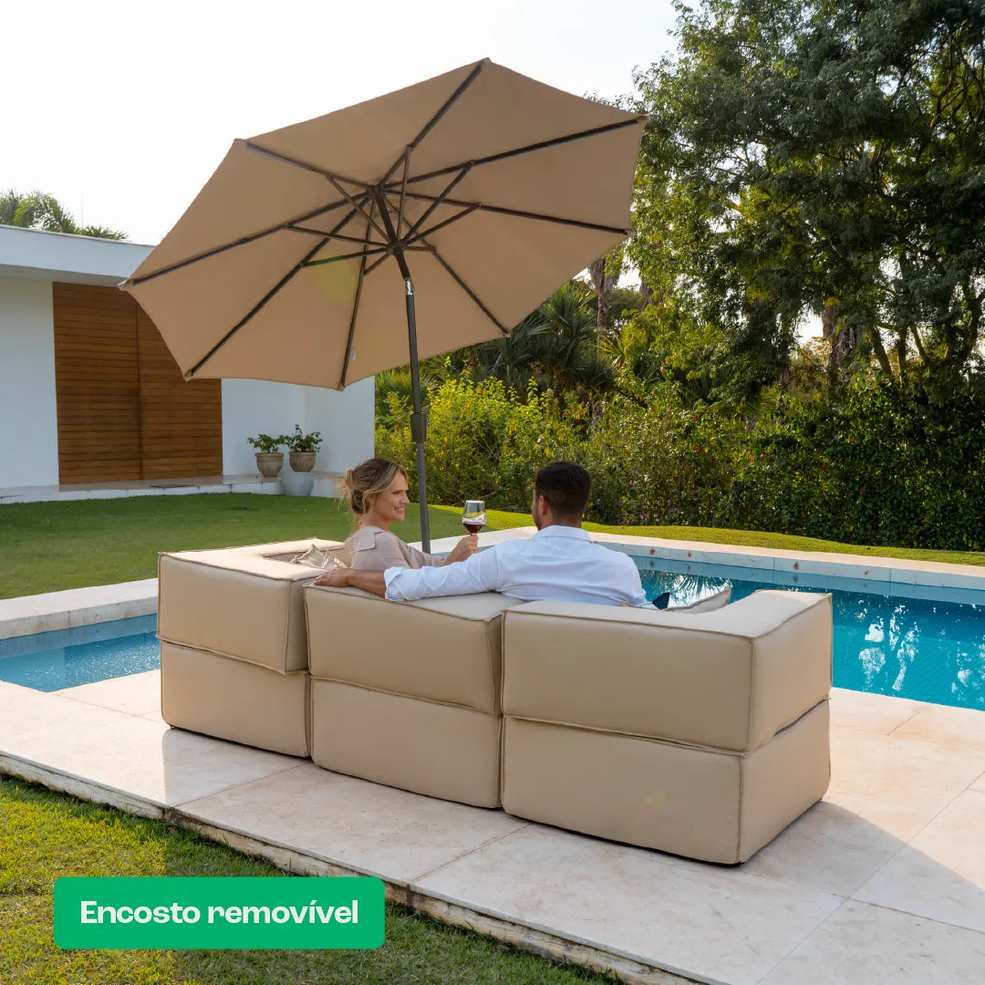 Lounge Zimma com 4 Módulos + Ombrelone