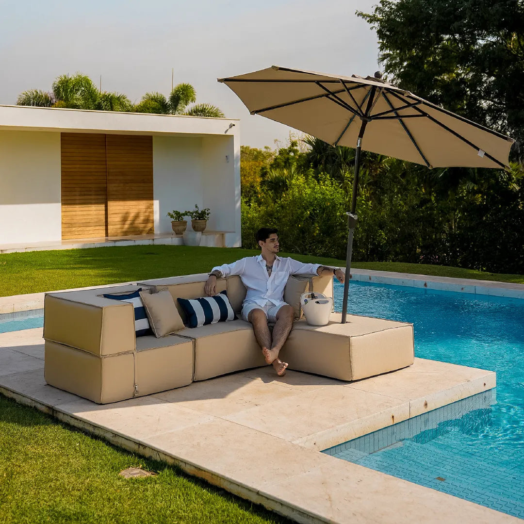 Lounge Zimma com 4 Módulos + Ombrelone