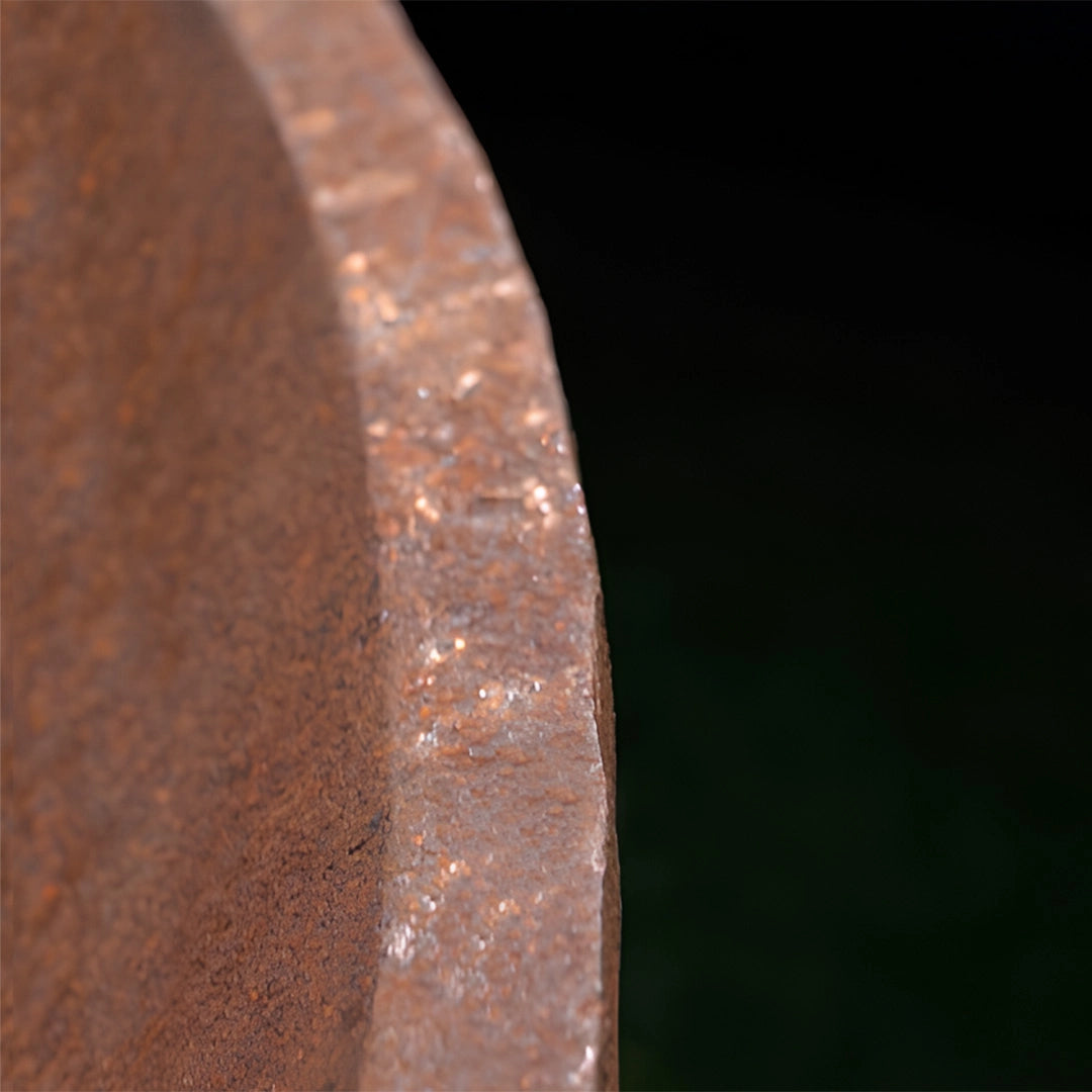 Lareira Externa Ecológica - Tacho Corten 60cm | OUTLET