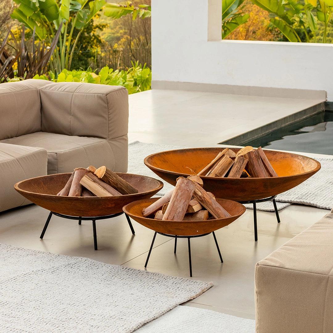 Trio de Tachos - Eco Flame Garden