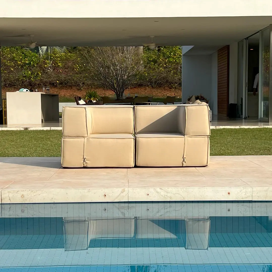 Sofá Zimma com 2 Módulos