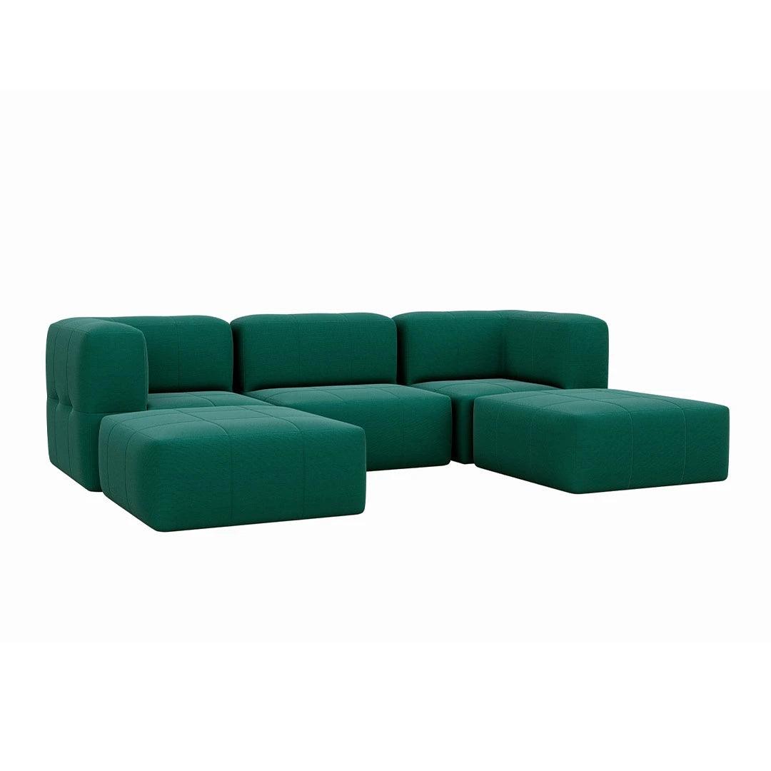 Lounge de 5 Puffs Modulares - Eco Flame Garden