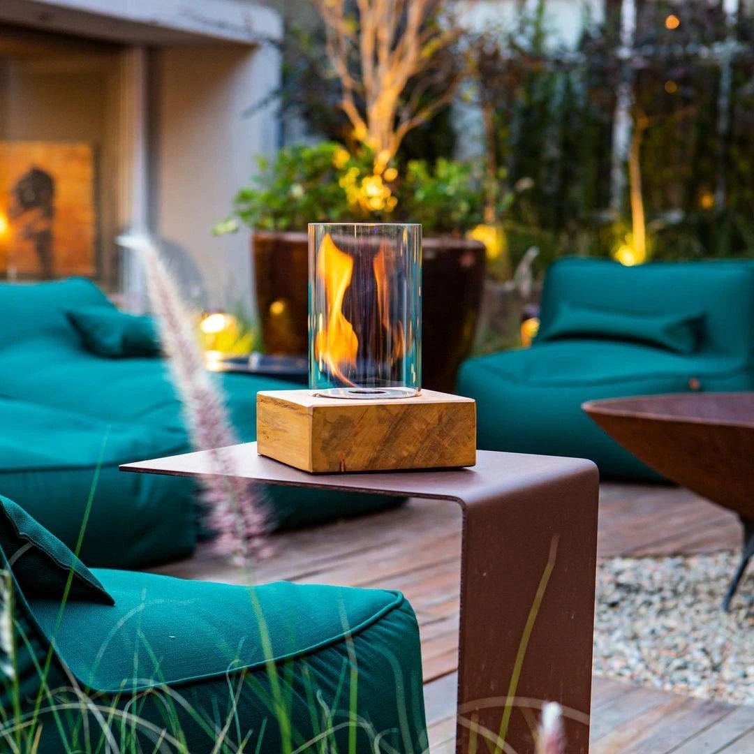 2 Lareiras de Mesa Ecológica Portátil - Eco Flame Garden