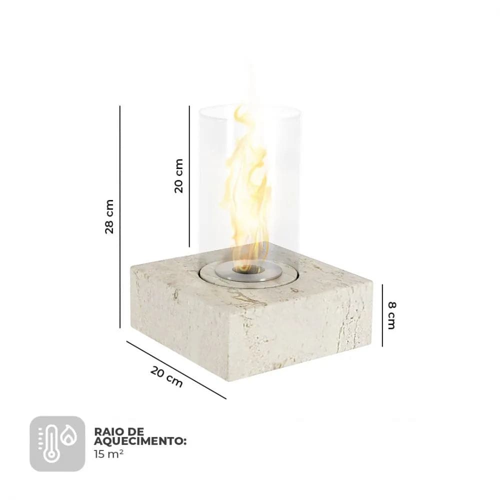 Lareira de Mesa - Ecomarble - Eco Flame Garden