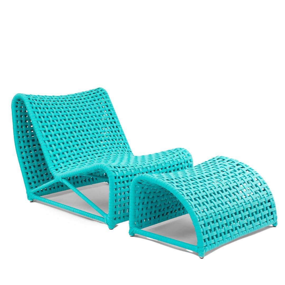 Poltrona Summer + Apoio - Tricô Náutico - Eco Flame Garden