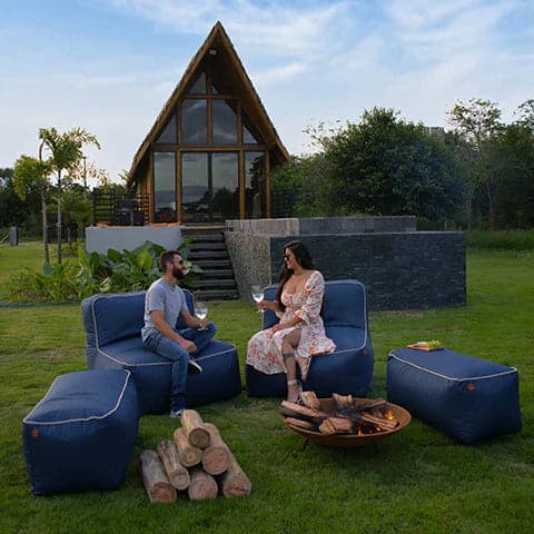 Puff Apoio - Tamar - Eco Flame Garden