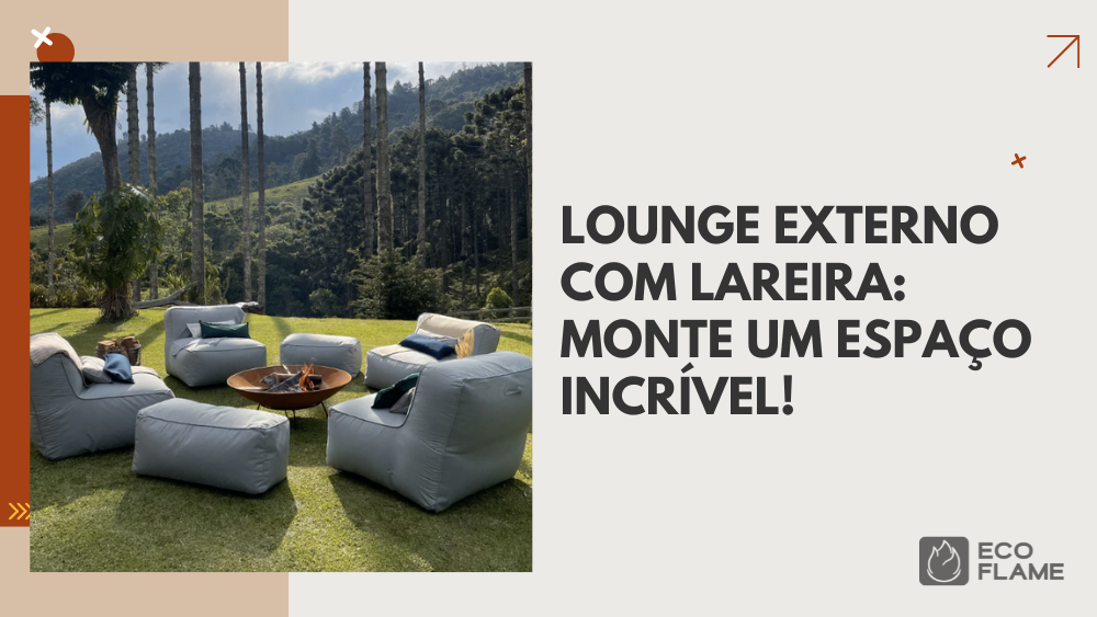 Lounge externo com lareira: Monte um espaço incrível!