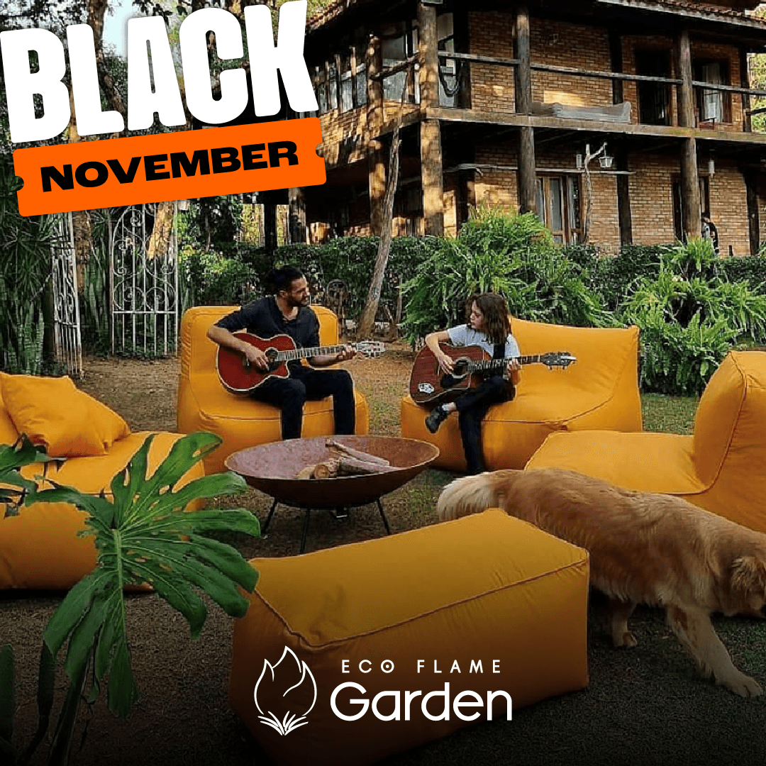 Aproveite as melhores ofertas na Black November e Black Friday para móveis - Eco Flame Garden