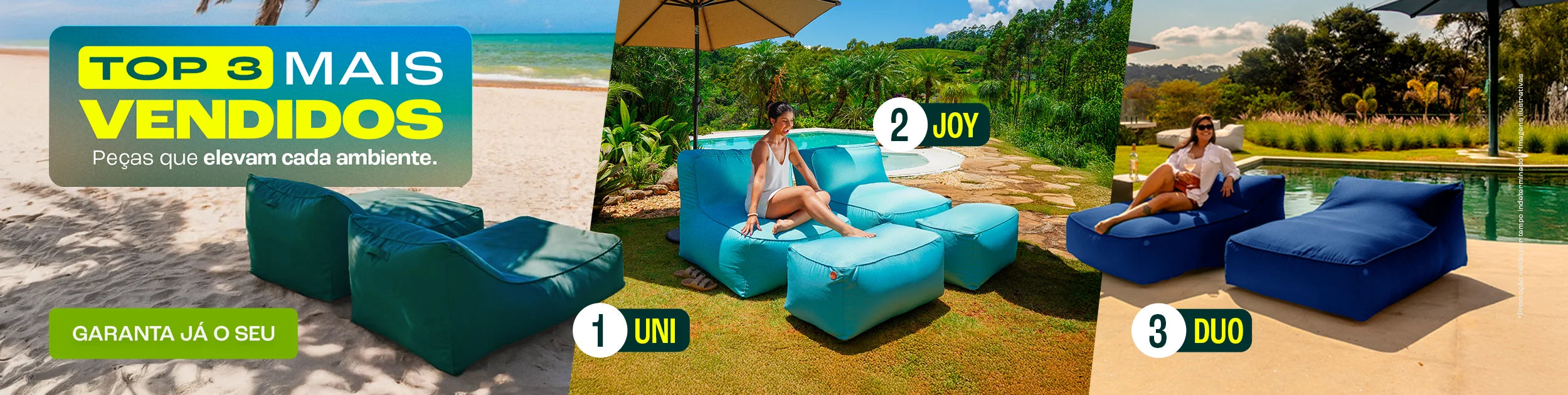 Casal sentado em um sofá cinza em uma sala de estar aconchegante. Eles estão sorrindo e segurando canecas laranja. No fundo, uma estante com livros e objetos decorativos. No topo da imagem, o texto 'Mês dos NAMORADOS' com um coração laranja, e à direita, um banner laranja com o texto 'Site até 35% OFF +30 DIAS PARA TESTAR'. O casal está usando meias coloridas e parecem estar relaxados e felizes.