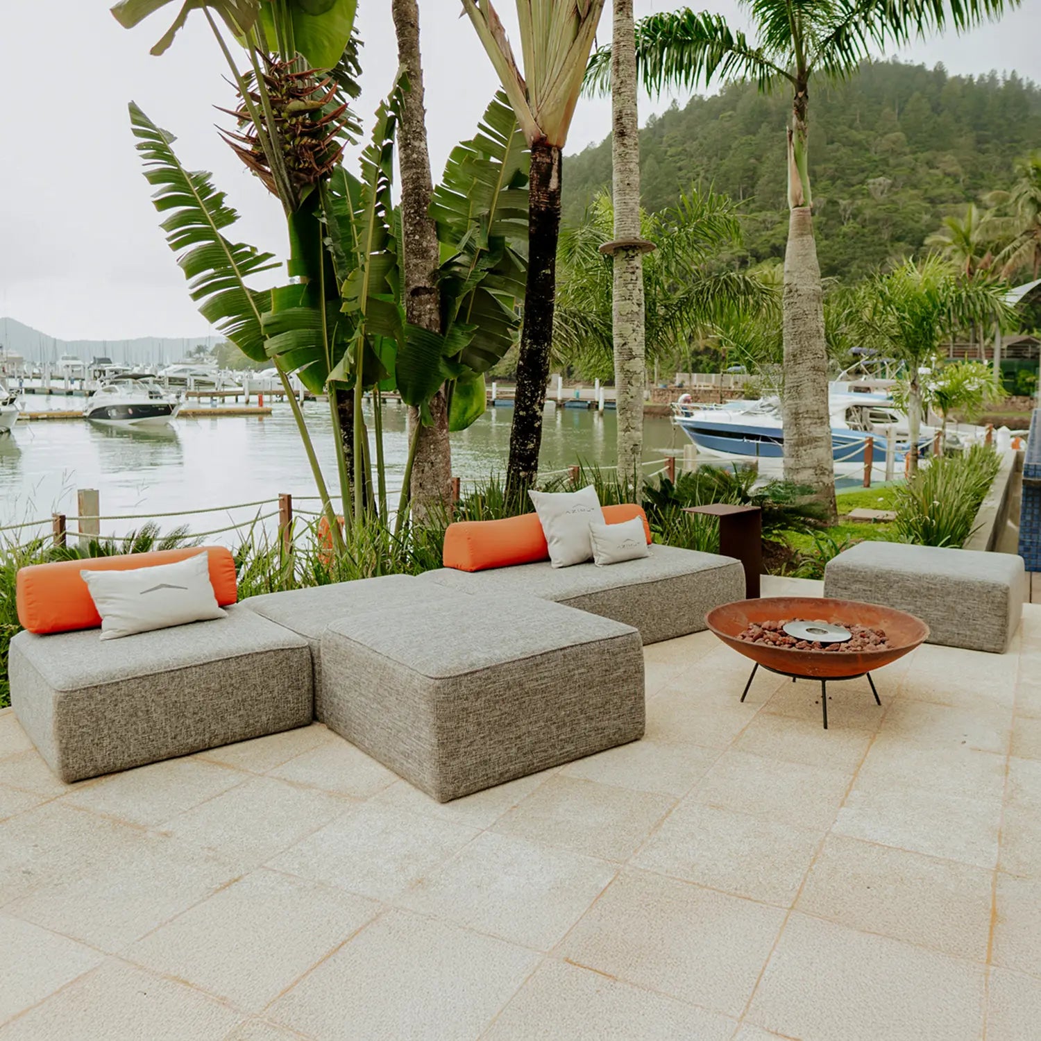 Encosto em L para Sofá Modular