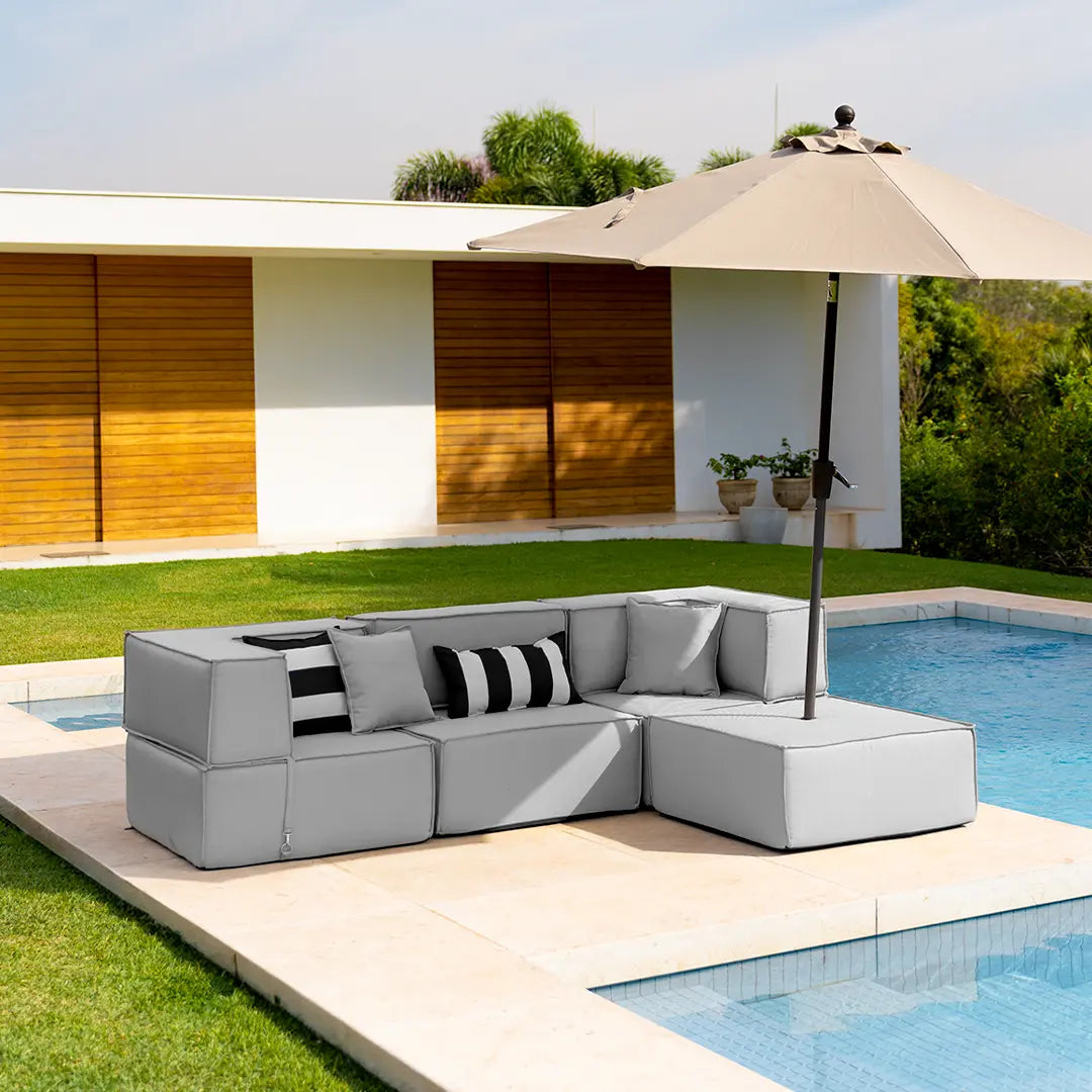 Lounge Zimma com 4 Módulos + Ombrelone