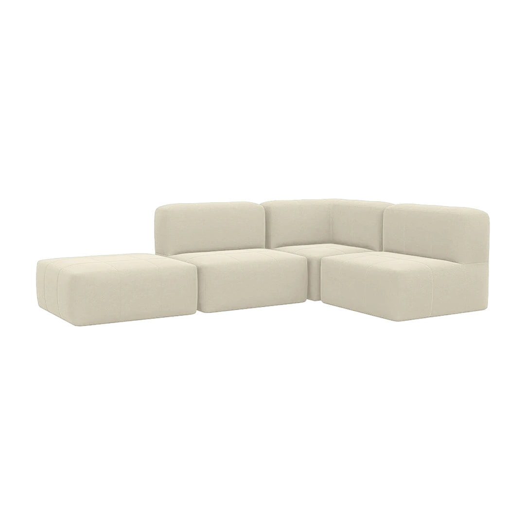 4 Puffs Modulares para Canto | Outlet