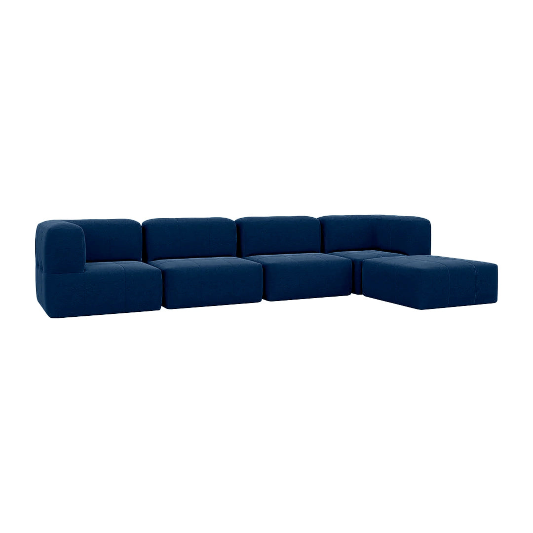 Lounge 5 Puffs Modulares