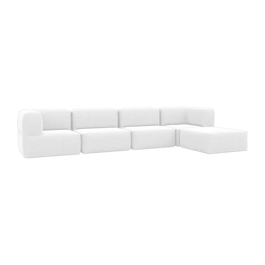 Lounge 5 Puffs Modulares