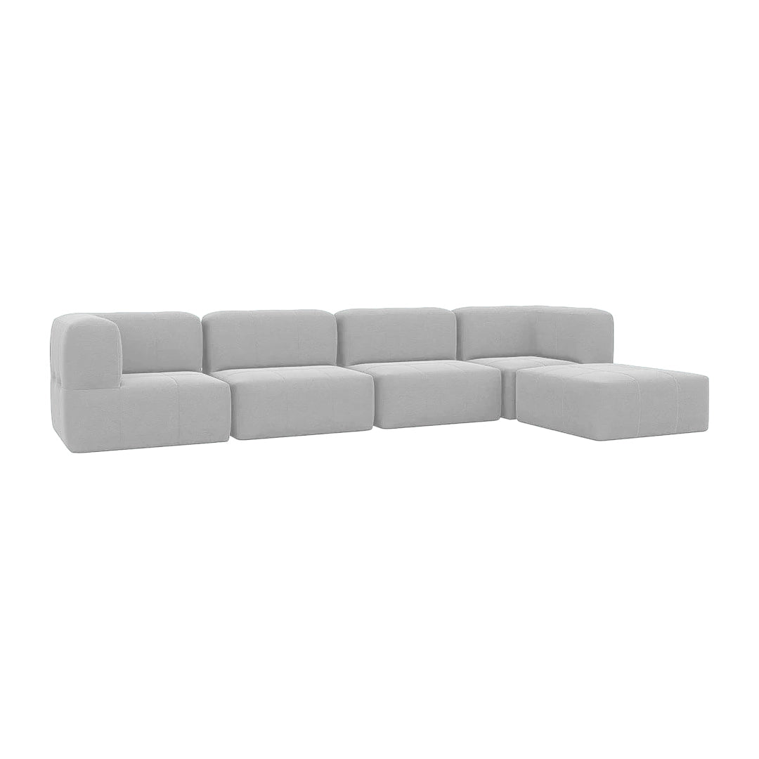 Lounge 5 Puffs Modulares