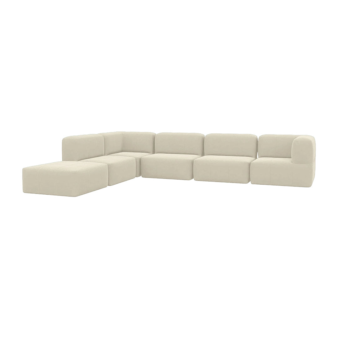6 Puffs Modulares para Canto | Outlet