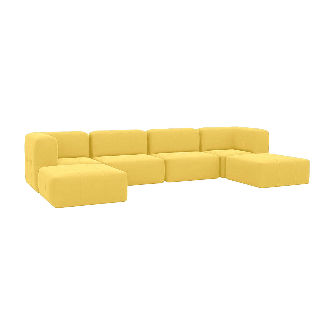 Lounge 6 Puffs Modulares