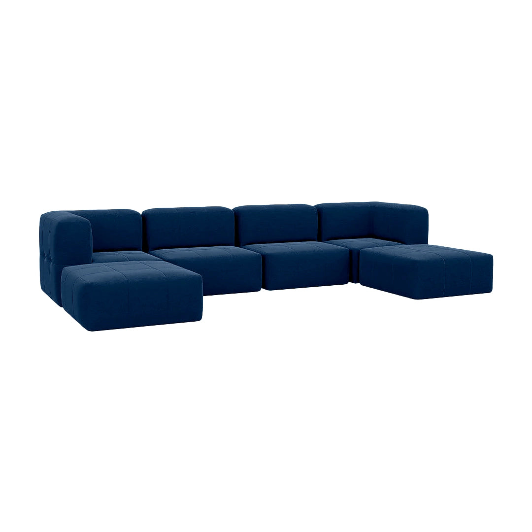 Lounge 6 Puffs Modulares