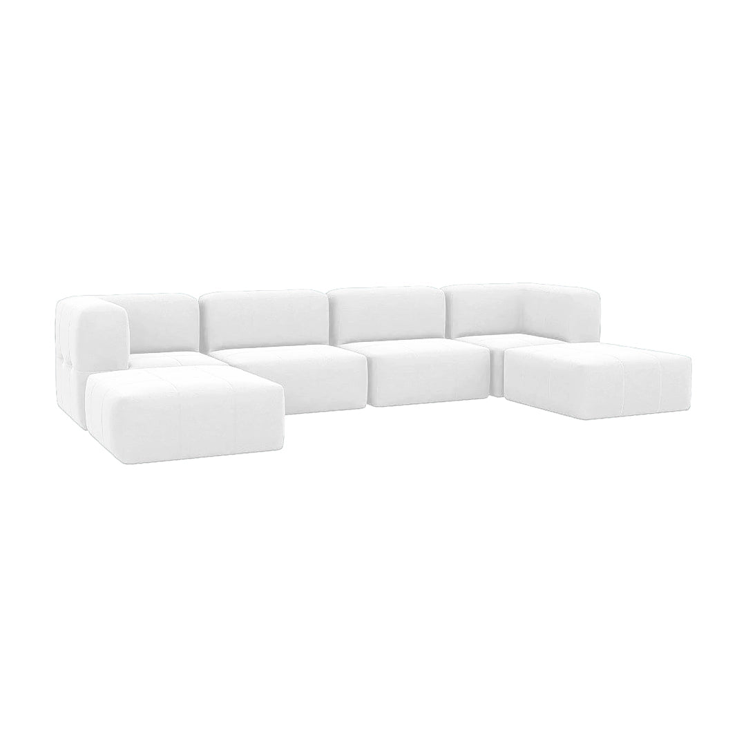 Lounge 6 Puffs Modulares