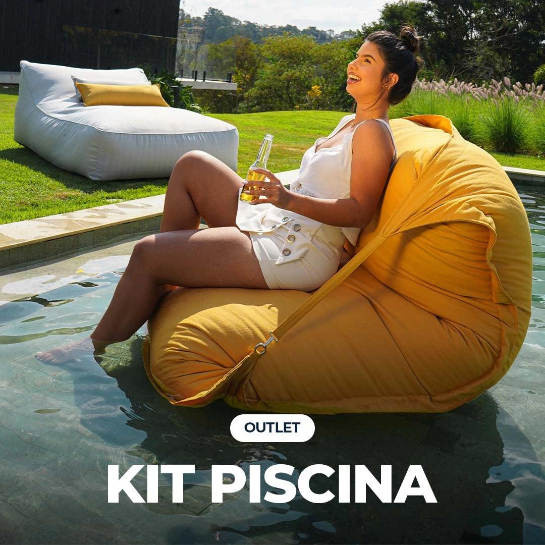 Kit Puff de Piscina + Puff Chaise