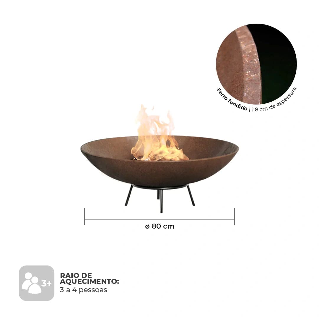 Kit Fireplace - Eco Flame Garden